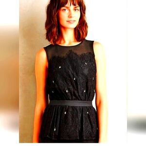 Meadow Rue Elegant Black Top